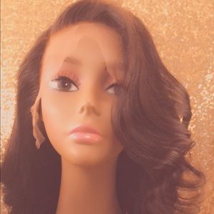 18”Pre-Plucked Brazilian Lace Wig